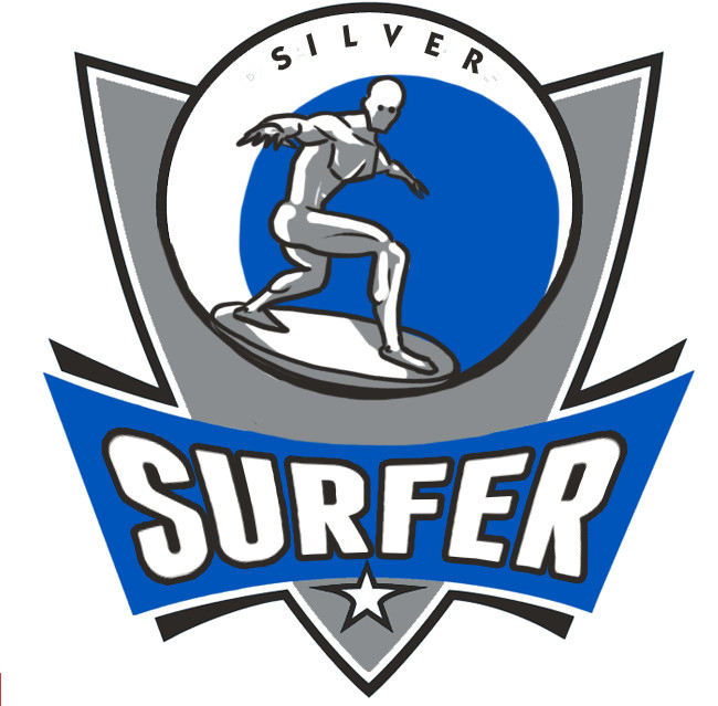 Dallas Mavericks Silver Surfer logo DIY iron on transfer (heat transfer)